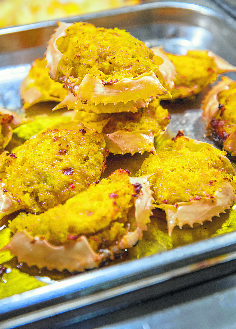 Stuffed crab at Forbidden City (Photo by Mark Gilliland)