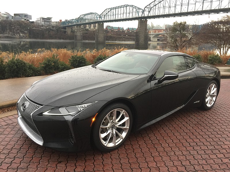 The 2018 Lexus LC500h is the alpha coupe in the carmaker fleet.
