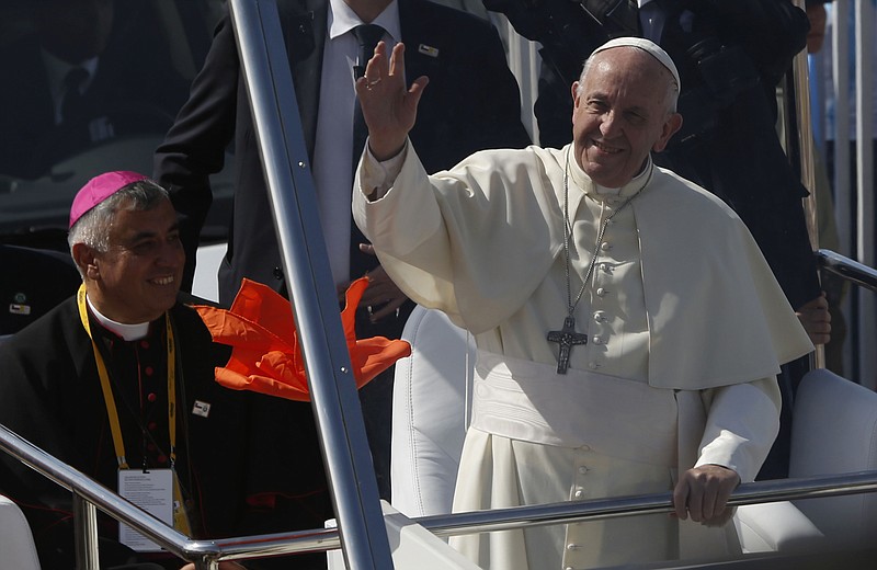 Pope Francis accused victims of Chile's most notorious pedophile of slander Thursday, an astonishing end to a visit meant to help heal the wounds of a sex abuse scandal that has cost the Catholic Church its credibility in the country.