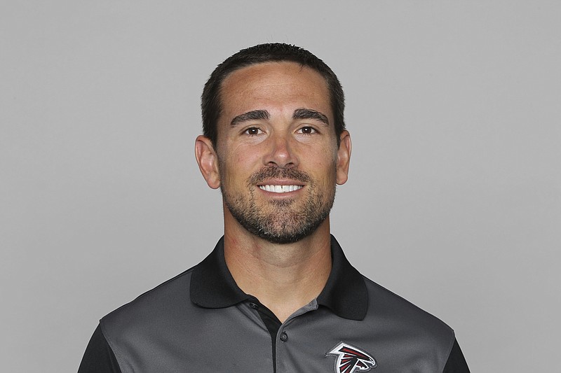 FILE - This is a 2016 file photo showing then-Atlanta Falcons quarterbacks coach Matt LaFleur. The Tennessee Titans have interviewed Los Angeles Rams offensive coordinator Matt LaFleur as the third candidate for their head coach opening. The Titans announced Friday, Jan. 19, 2018, that they had finished their interview. (AP Photo/File)

