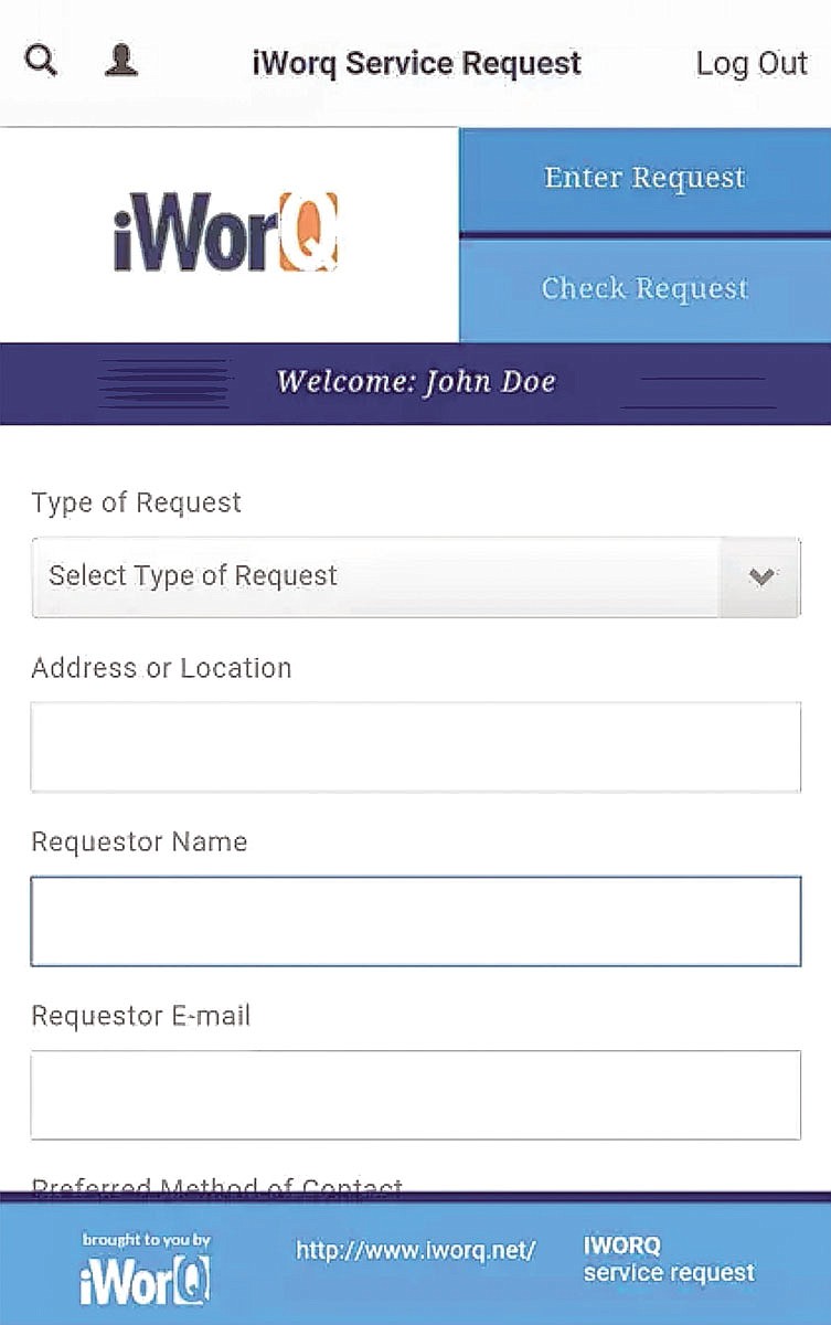 Ringgold is joining the list of local municipalities allowing residents to report issues in the community via the iWorQ app.