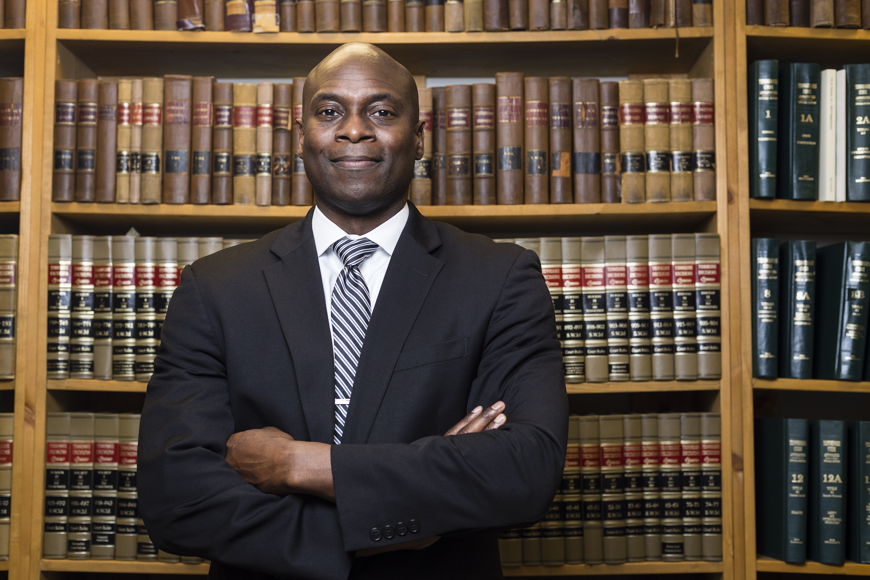 Wade Hinton is photographed in his offices in the City Hall Annex on Wednesday, March 8, 2017, in Chattanooga, Tenn.