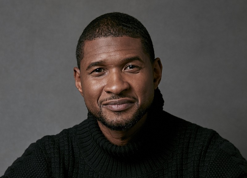 Usher Raymond poses for a portrait to promote the film "Burden" at the Music Lodge during the Sundance Film Festival.