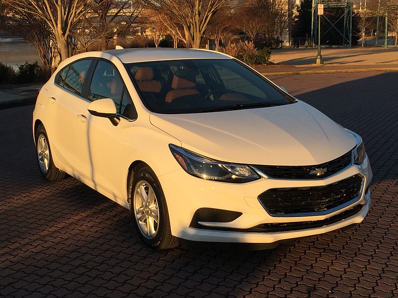 The 2018 Chevy Cruze diesel gets 45 mpg highway and 35 mpg city. (Staff Photo by Mark Kennedy)