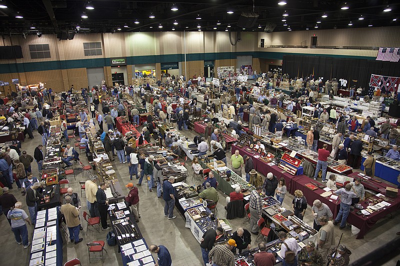 With 475 tables of memorabilia, the Chickamauga Civil War Show draws historians, Civil War buffs, and collectors of military items and antiques. (Contributed Photo)