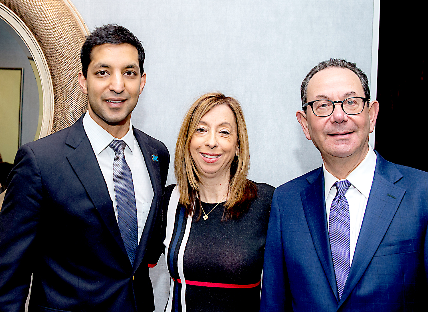 Dr. Dave Bhattacharya and Judy & Kevin Spiegel