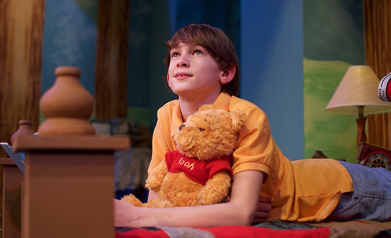 Johnathan Ross Adams is one of two actors cast in the role of Christopher Robin in "The House at Pooh Corner." Aiden DiChiacchio is the other. (Photo by Taryn Bratcher)