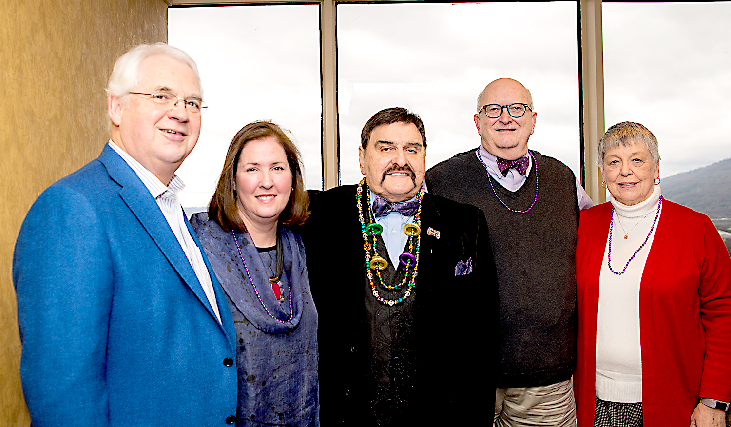 Steve & Anita Burkett, Jim Samples, Mike Lees and Anne Roza