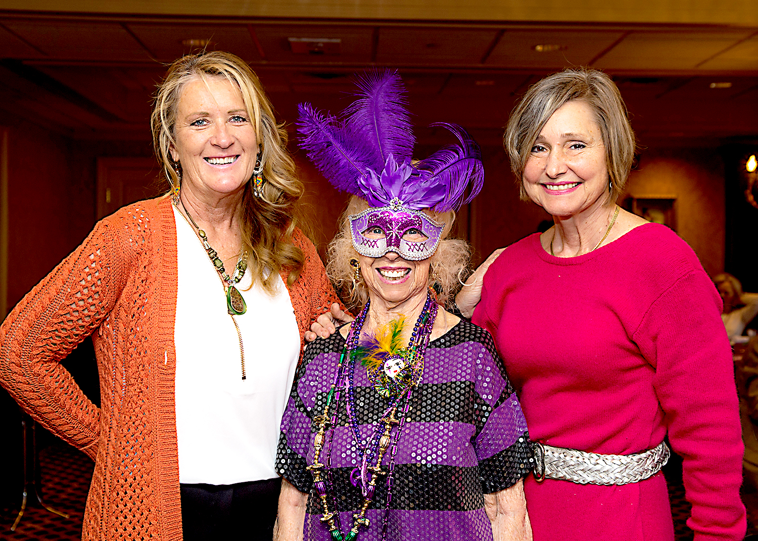 Jamie McAloon, Sonia Young and Angelika Lingo