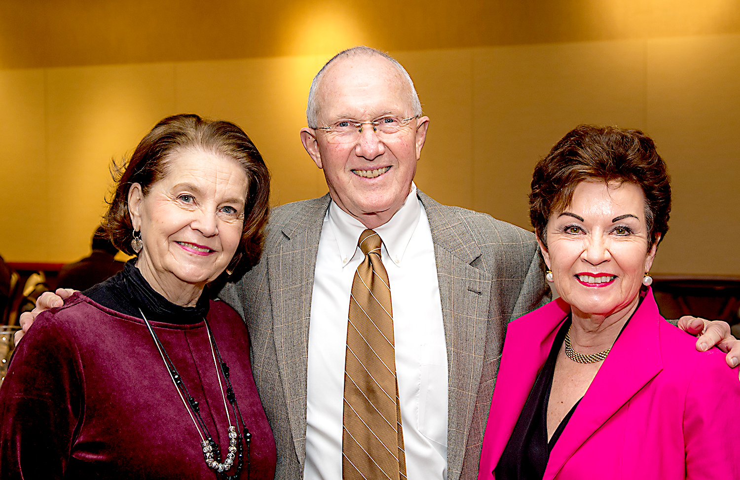 Beverly, Mike and Sharon Fussell