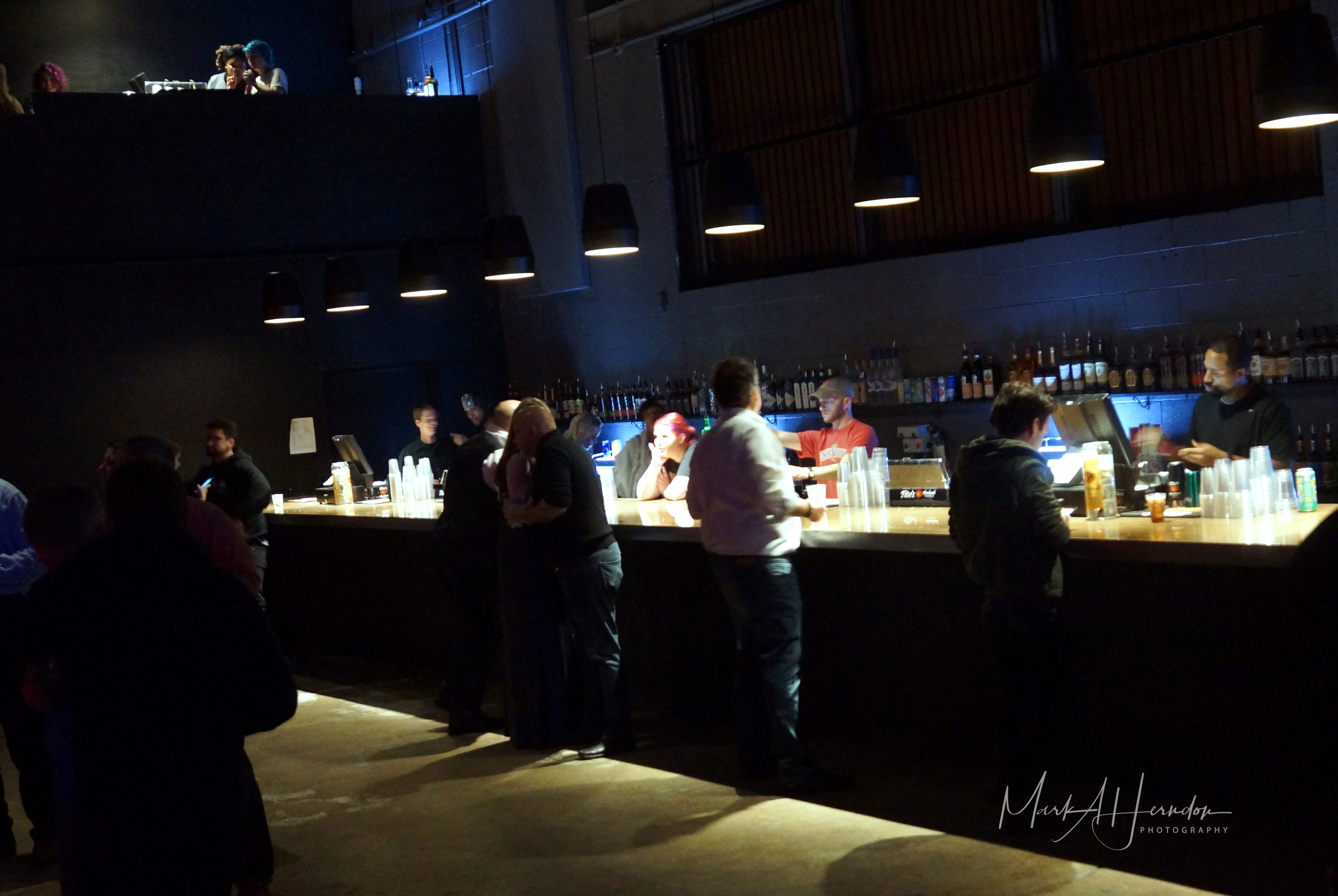 Two 40-foot bars flank each side of the 20,000-square-foot space in The Signal. (Contributed photo by Mark Herndon)