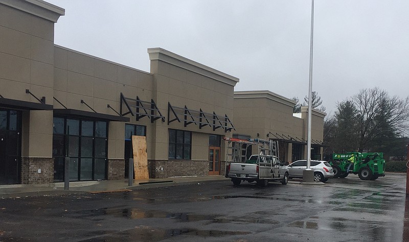 Bad Daddy's Burger Bar, Mission BBQ, and Uncle Maddio's Pizza are preparing to locate restaurants in a new $7 million center being built by developer Bassam Issa at 1926 Gunbarrel Road on the site of what was Yessick's Design Center.