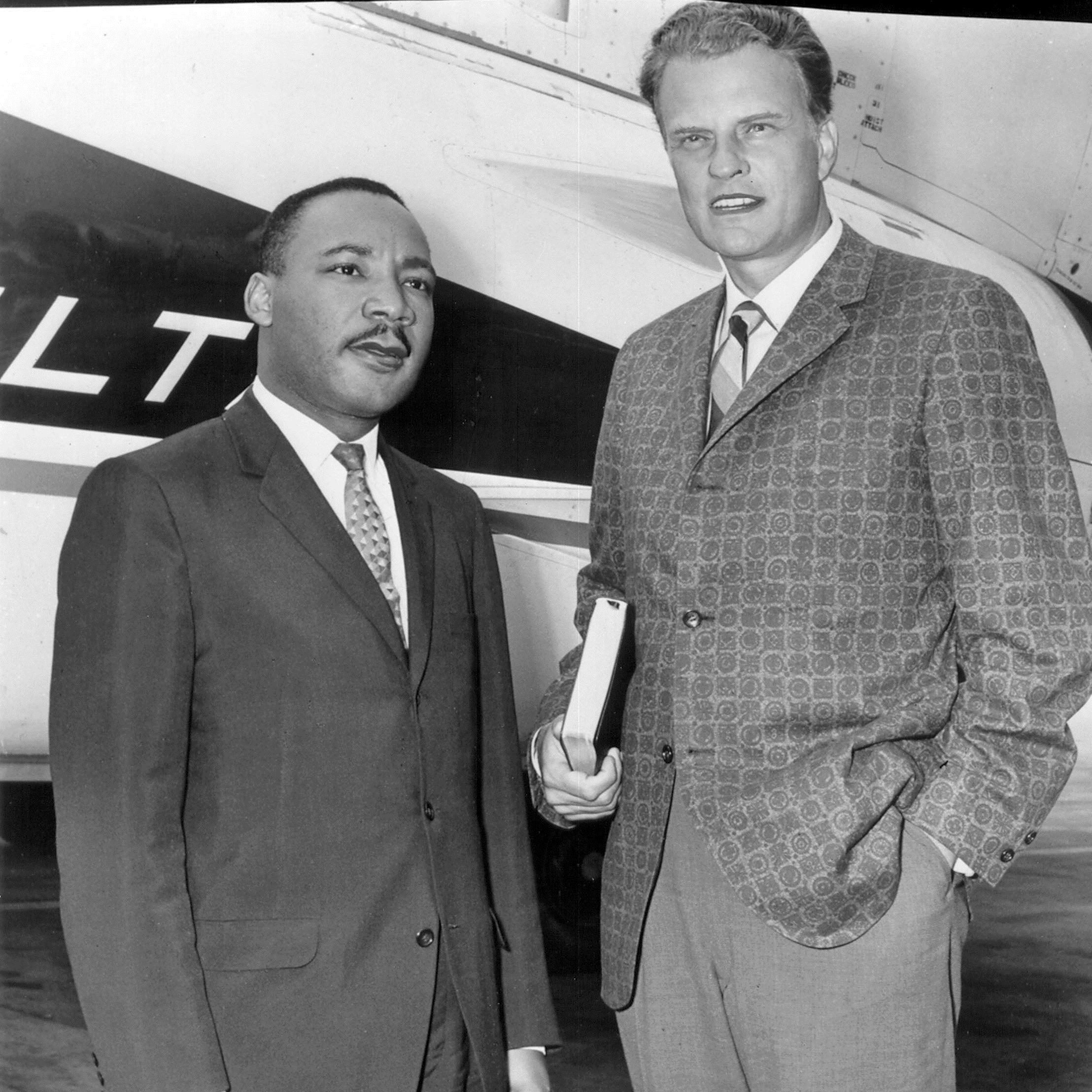 The Rev. Martin Luther King Jr. and The Rev. Billy Graham.