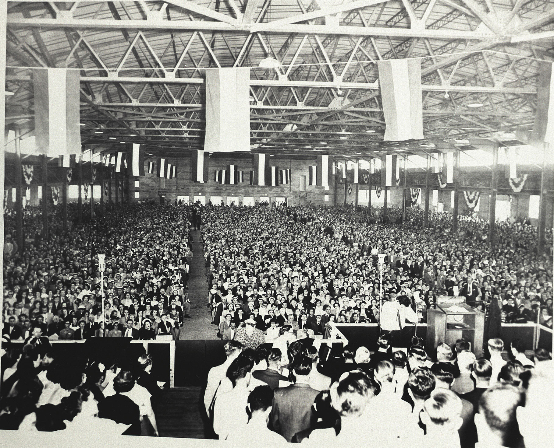 A Billy Graham crusade.