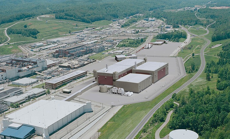 Contributed photo rendering / A rendering of how the Uranium Processing Facility at Y-12 in Oak Ridge, Tenn., will appear when it's finished in 2025.
