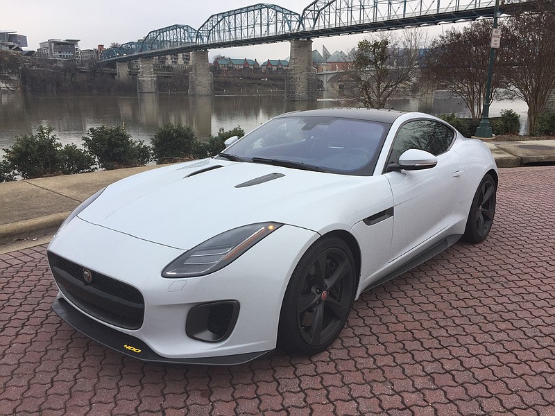 Staff Photo by Mark Kennedy
The 2018 Jaguar F Type coupe has been heralded as one of the most beautiful cars in the world.