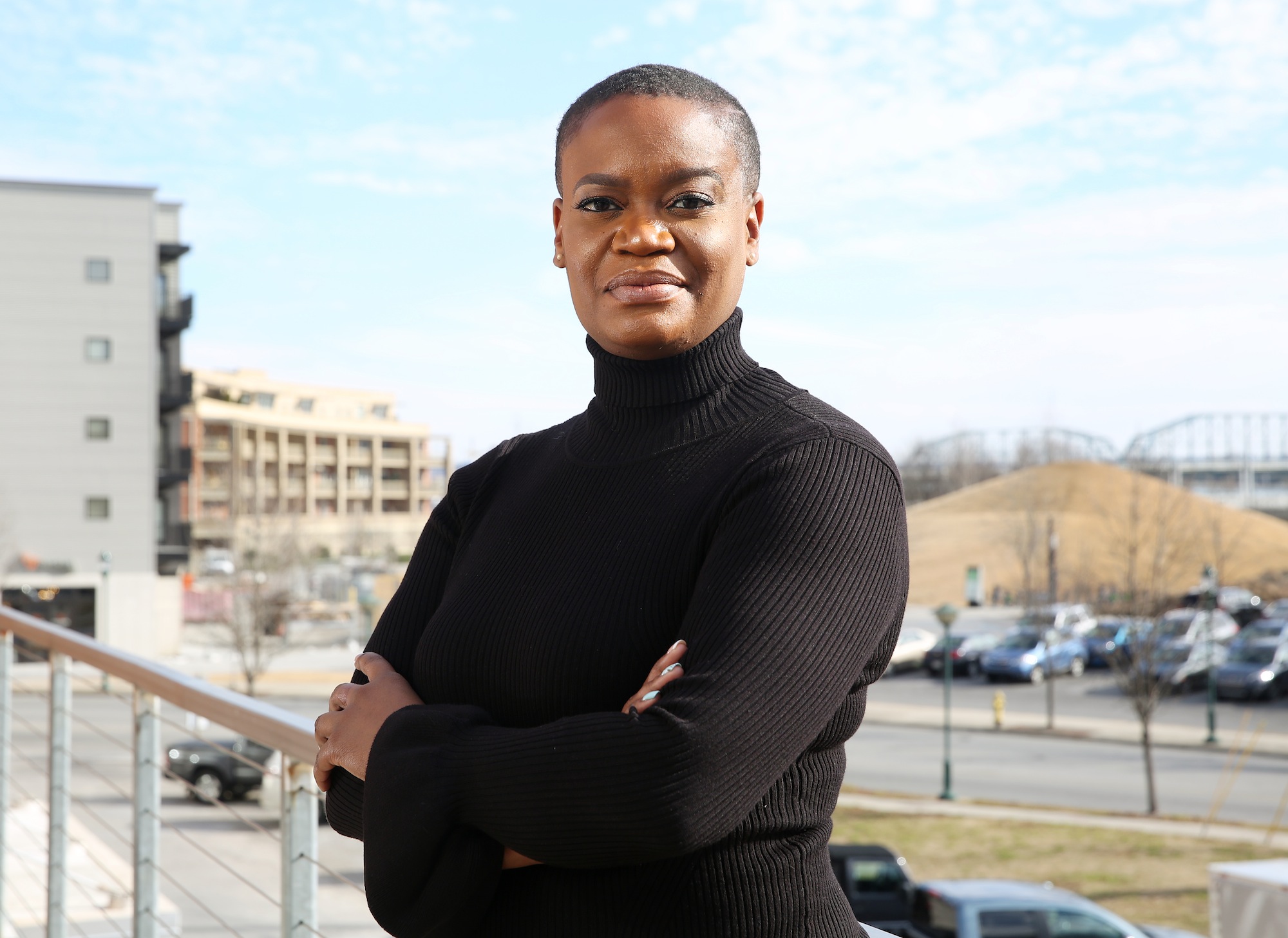 Alexis Willis, director of small business and entrepreneurship at the INCubator, poses for a portrait Friday, Jan. 26, 2018 at INCubtor in Chattanooga, Tenn.