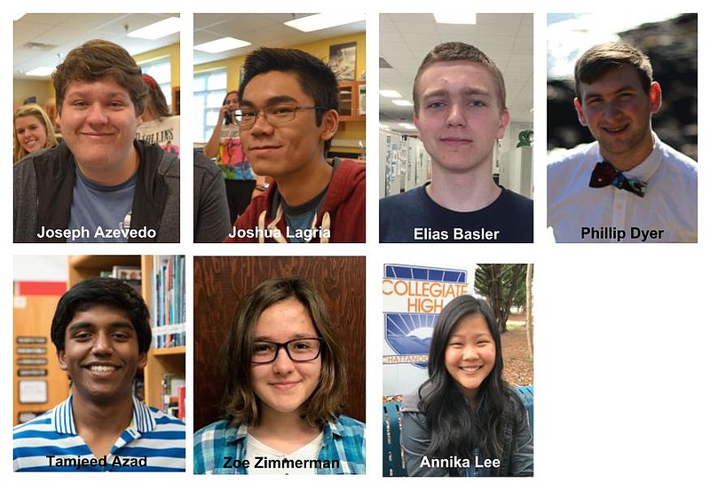 Seven Hamilton County Schools students have been named 2018 National Merit Scholarship Program finalists. / Contributed to the Times Free Press