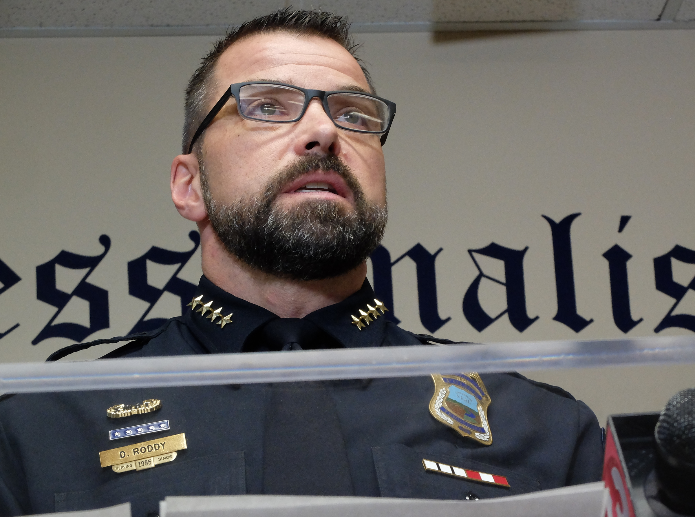 Monday morning, Chattanooga Police Chief David Roddy speaks about the Hamilton Place Mall shooting incident that happened late Saturday.
