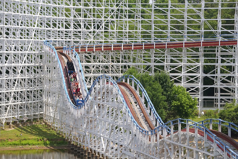 Six Flags Over Georgia will celebrate the opening of the 2018 season by running the historic Great American Scream Machine roller coaster in reverse. The promotion starts Saturday for a limited time.