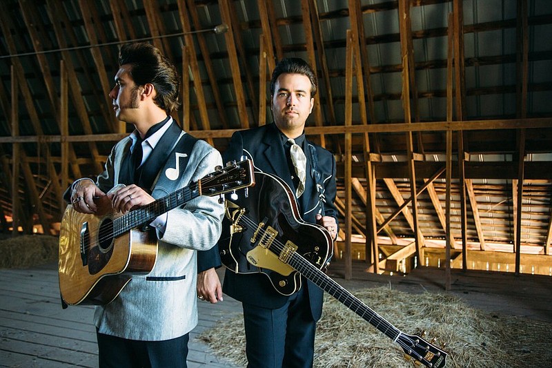 "For us, traditional country music is the real deal — every song portrays life's joys, heartaches, problems and happiness. It comes from the heart," says Christopher Malpass, left, on the brothers' website. He and brother Taylor will perform in UTC's Fine Arts Center tonight.