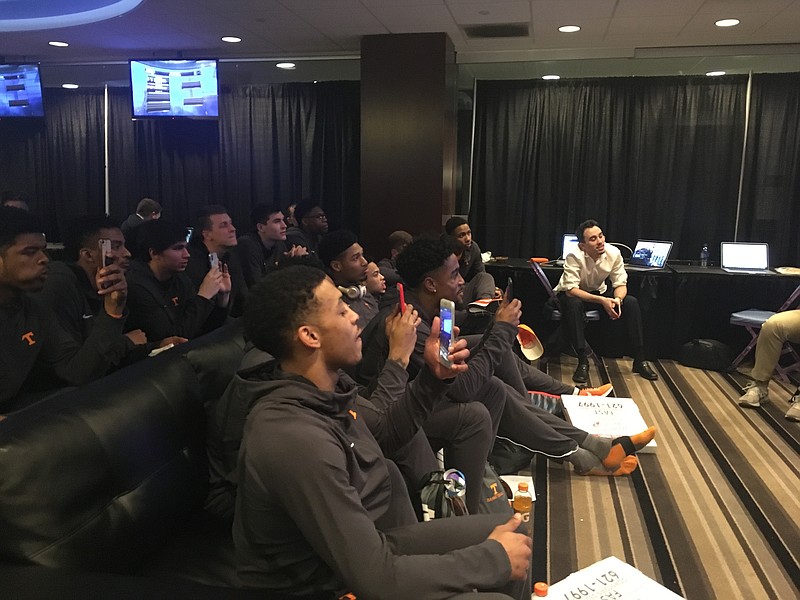 Tennessee men's basketball team learns it has landed a No. 3 seed in the Big Dance and will open the tournament in Dallas against Wright State on Thursday, March 15, inside a lounge at Scottrade Center before returning to Knoxville from St. Louis Sunday, March 11.