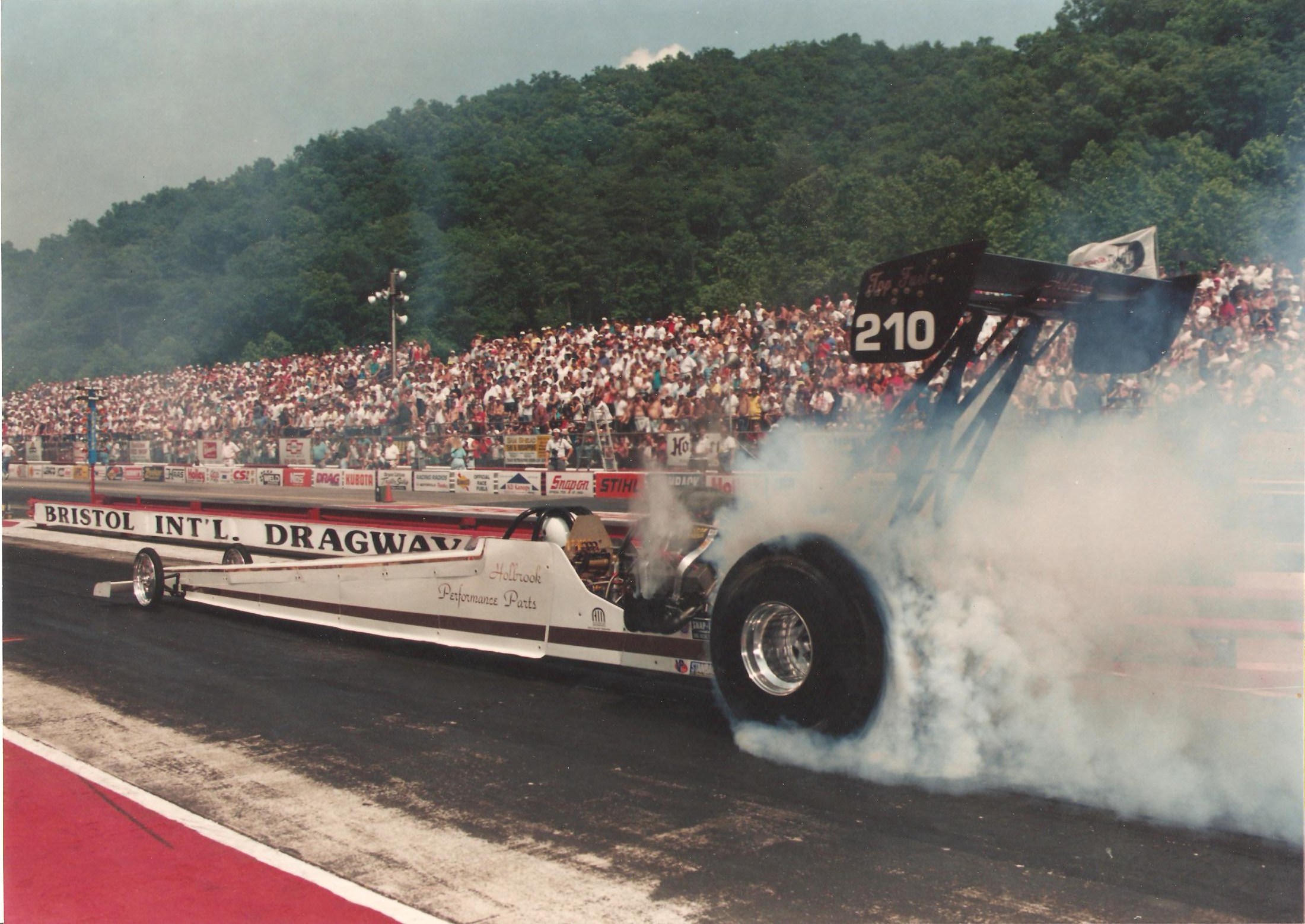 This Top Fuel dragster, owned by Donnie Holbrook, took the sport of drag racing around the world.