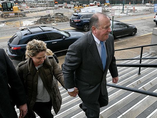 Mark Hazelwood leaving the Joel W. Solomon Federal Courthouse in Chattanooga Wednesday, Feb. 14, 2018 where the former Pilot Flying J employee is on trial for fraud. (Photo: Michael Patrick/Knoxville News Sentinel)