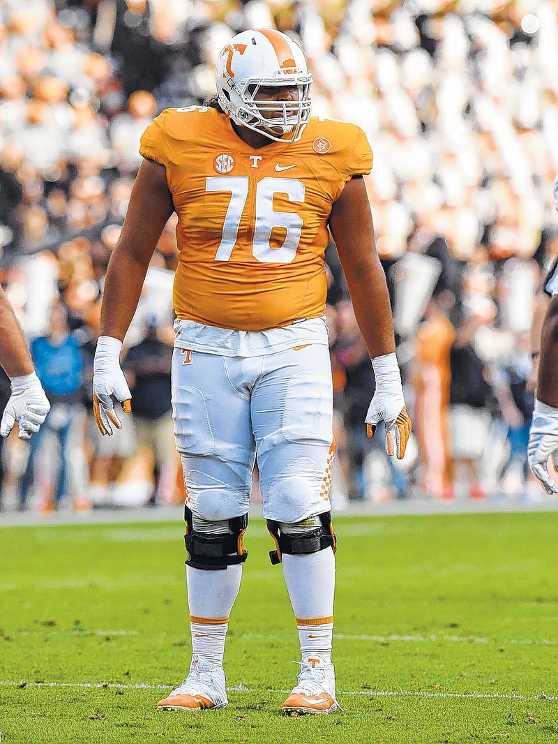 Chance Hall is among the Tennessee offensive lineman who will be limited or not participate at all in spring practices, which begin for the Vols on Tuesday.