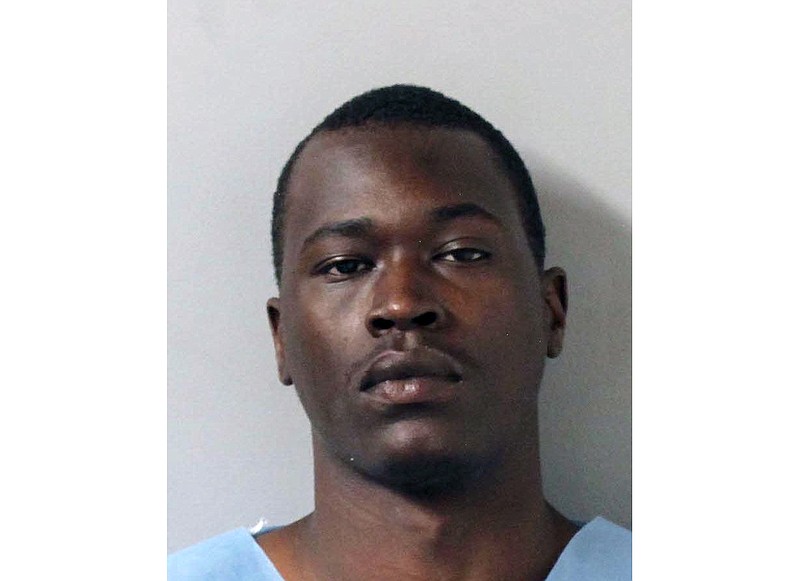 FILE - This September 2017 file photo provided by Metro Nashville Police Department shows Emanuel Kidega Samson, who is charged with murder in the Sept. 24 slaying of a woman at Burnette Chapel Church of Christ in Nashville. Samson faces a 43-count indictment, including first-degree murder, attempted murder and felony civil rights intimidation charges. His arraignment is Tuesday, March 20, 2018. (Metro Nashville Police Department via AP, File)