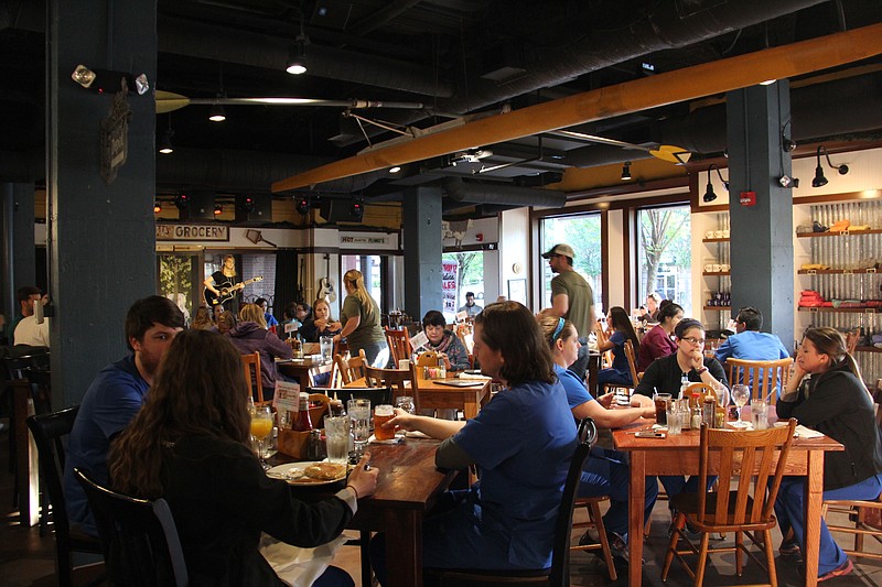 Nurses get a breakfast buffet for a special $6.99 price on Monday at Puckett's. (Contributed Photo)