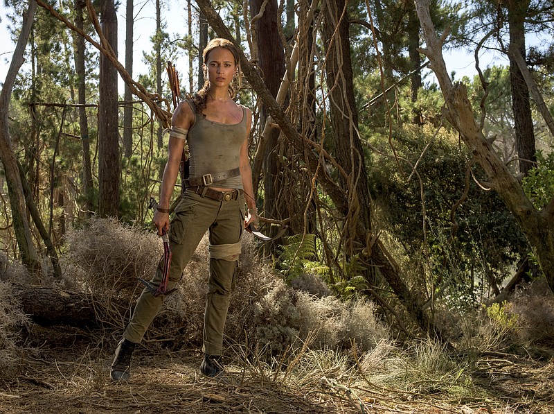 This image released by Warner Bros. Pictures shows Alicia Vikander in a scene from "Tomb Raider." (Graham Bartholomew/Warner Bros. Pictures via AP)