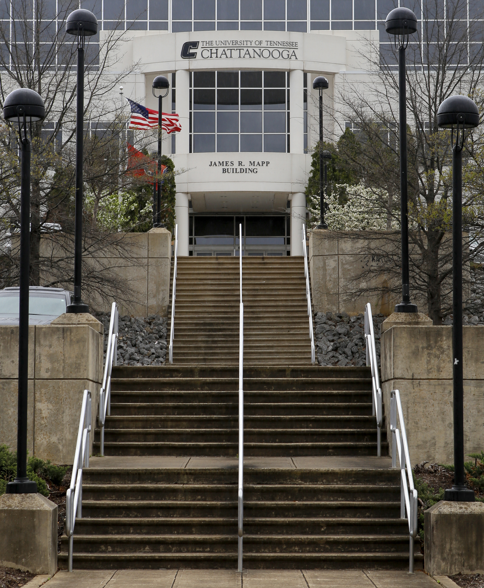The University of Tennessee at Chattanooga's James R. Mapp Building is seen on Tuesday, March 20, 2018 in Chattanooga, Tenn.