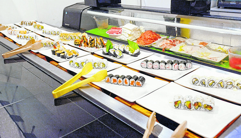 The sushi buffet at Chef Lin. (Photo by Mark Gilliland)