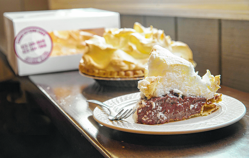 Chocolate pie at Countryside Cafe. (Photo by Mark Gilliland)