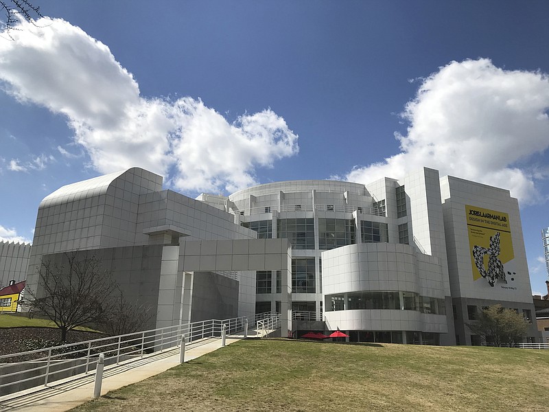 This undated image provided by Georgia Tourism shows the High Museum of Art in Atlanta. Scenes from the movie "Black Panther" depicting the fictional Museum of Great Britain were filmed at the High. A number of other scenes from the movie were shot in Atlanta and elsewhere in Georgia, according to Georgia Tourism. (Roland Alonzi/Georgia Tourism via AP)

