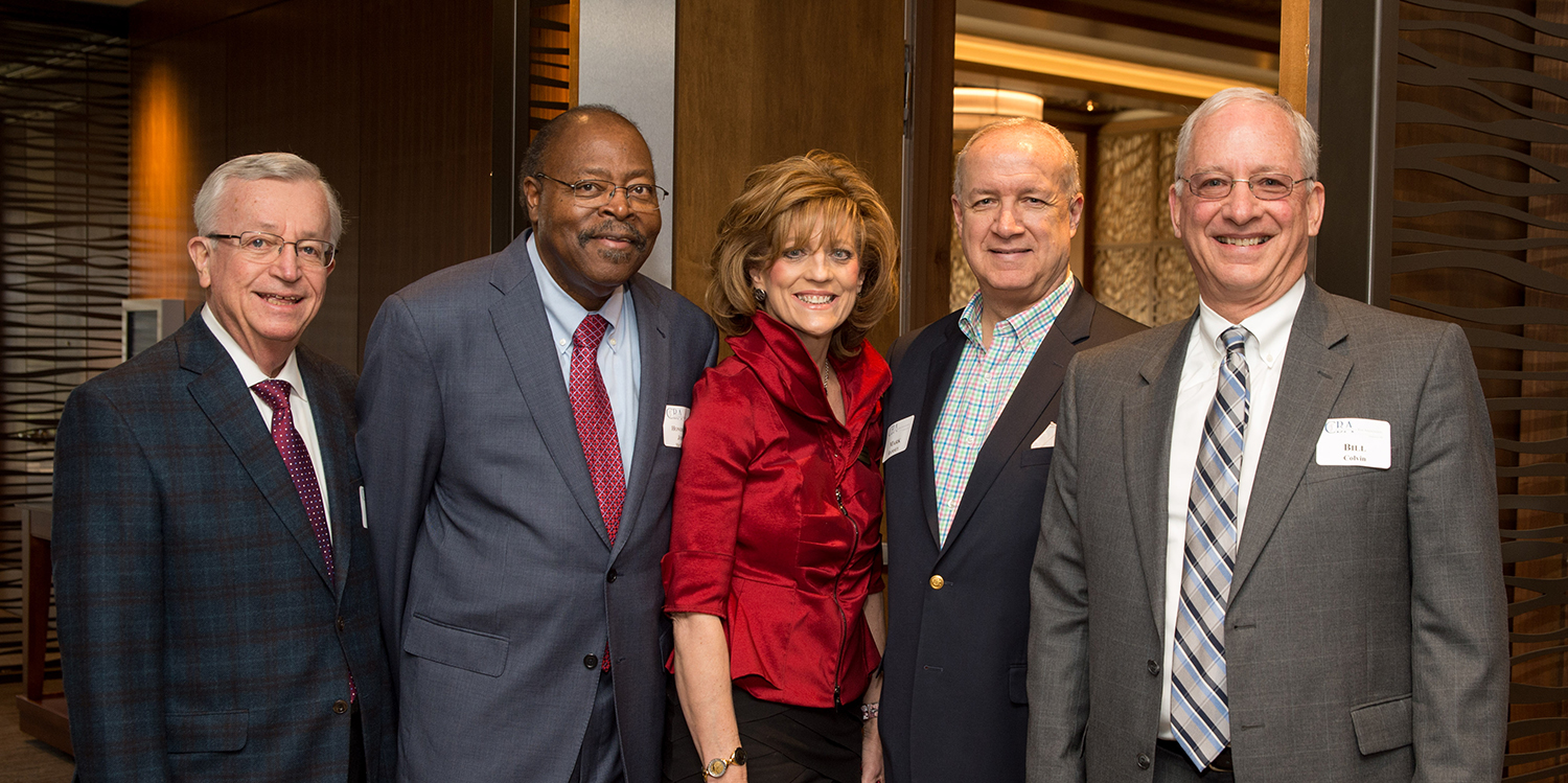 Former Tennessee Chief Justice Mickey Barker, Tennessee Judge John McClarty, Lynda Hood, Mark Ramsey and Bill Colvin