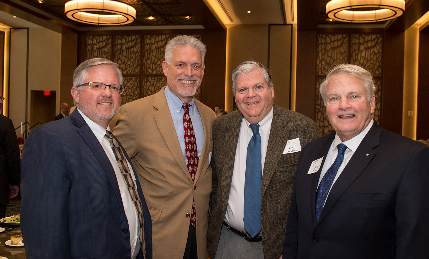 Barry Abbott, Collegedale Judge Kevin Wilson, Tom Crutchfield and Bob Batson