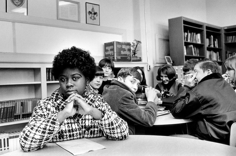 This undated file photo, location unknown, shows Linda Brown. Brown, the Kansas girl at the center of the 1954 U.S. Supreme Court ruling that struck down racial segregation in schools, has died at age 75. Peaceful Rest Funeral Chapel of Topeka confirmed that Linda Brown died Sunday, March 25, 2018. (AP Photo/File)