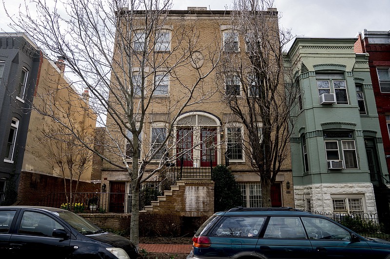 The Capitol Hill condo building in Washington, D.C., where Environmental Protection Agency Administrator Scott Pruitt stayed for $50 a night. (AP Photo/Andrew Harnik)