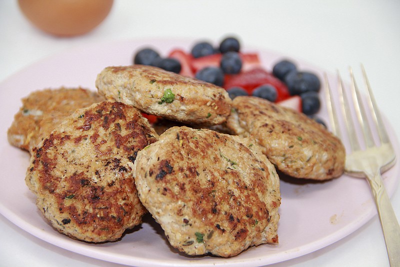 This March 16, 2018 photo shows homemade turkey breakfast sausage in Bethesda, Md. Making your own breakfast sausage patties is surprisingly quick, and just plain smart: you can adjust flavors according to your preferences, and control the quality of the ingredients. (Melissa d'Arabian via AP)