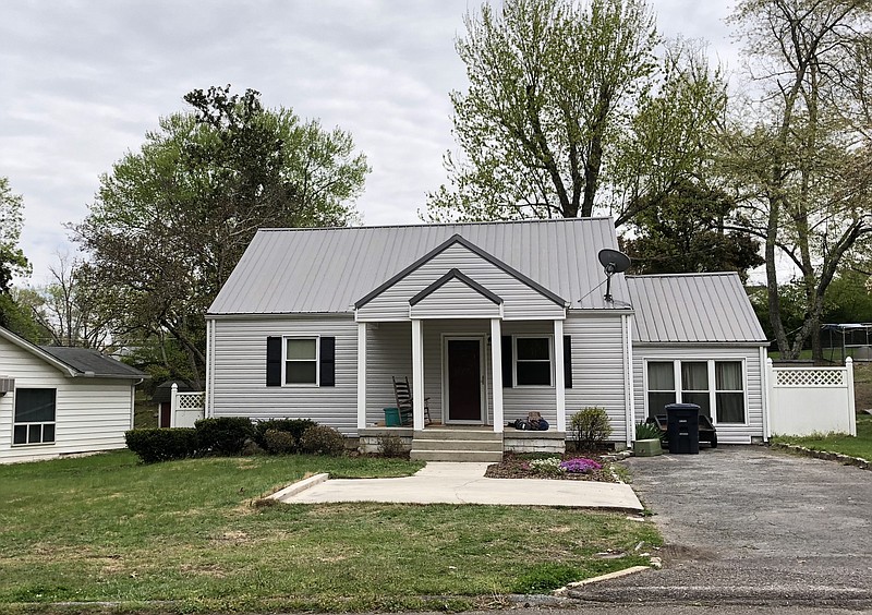 The front of the home is shown where two people were shot and killed early Sunday, April 8, 2018.