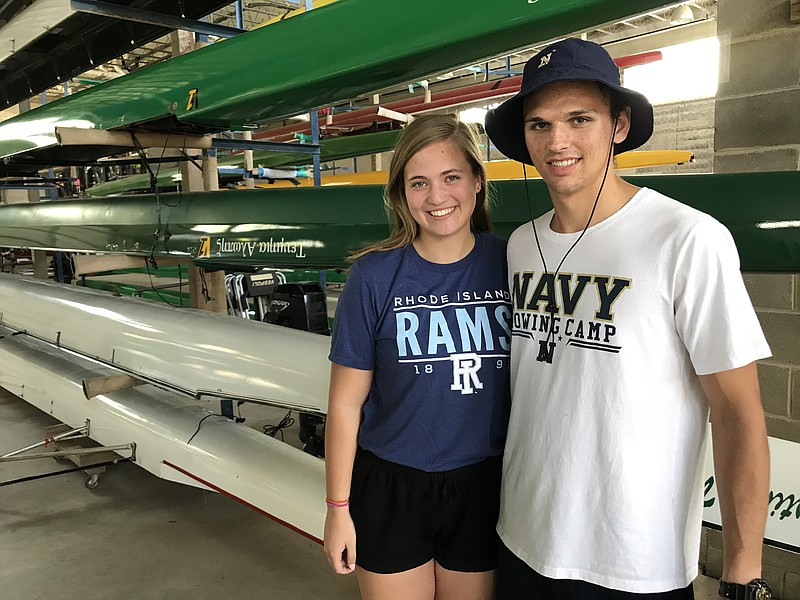 Chattanooga Junior Rowing's Kathryn Zeglen and Max Klischies will be part of Division I college programs.