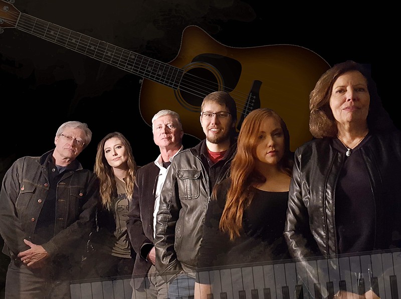 The Sneary Family Band includes, from left, Jim Sneary, Lauren Sneary, Kevin Sneary, Emerson Sneary, Olivia Barbour and Debbie Sneary.