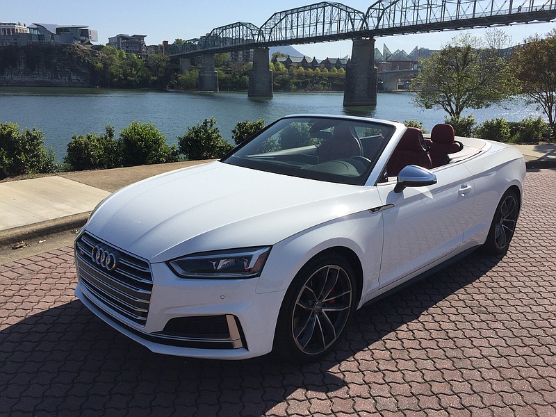 Staff Photo by Mark Kennedy
The 2018 Audi S5 Cabrio is perfect for fun in the sun.
