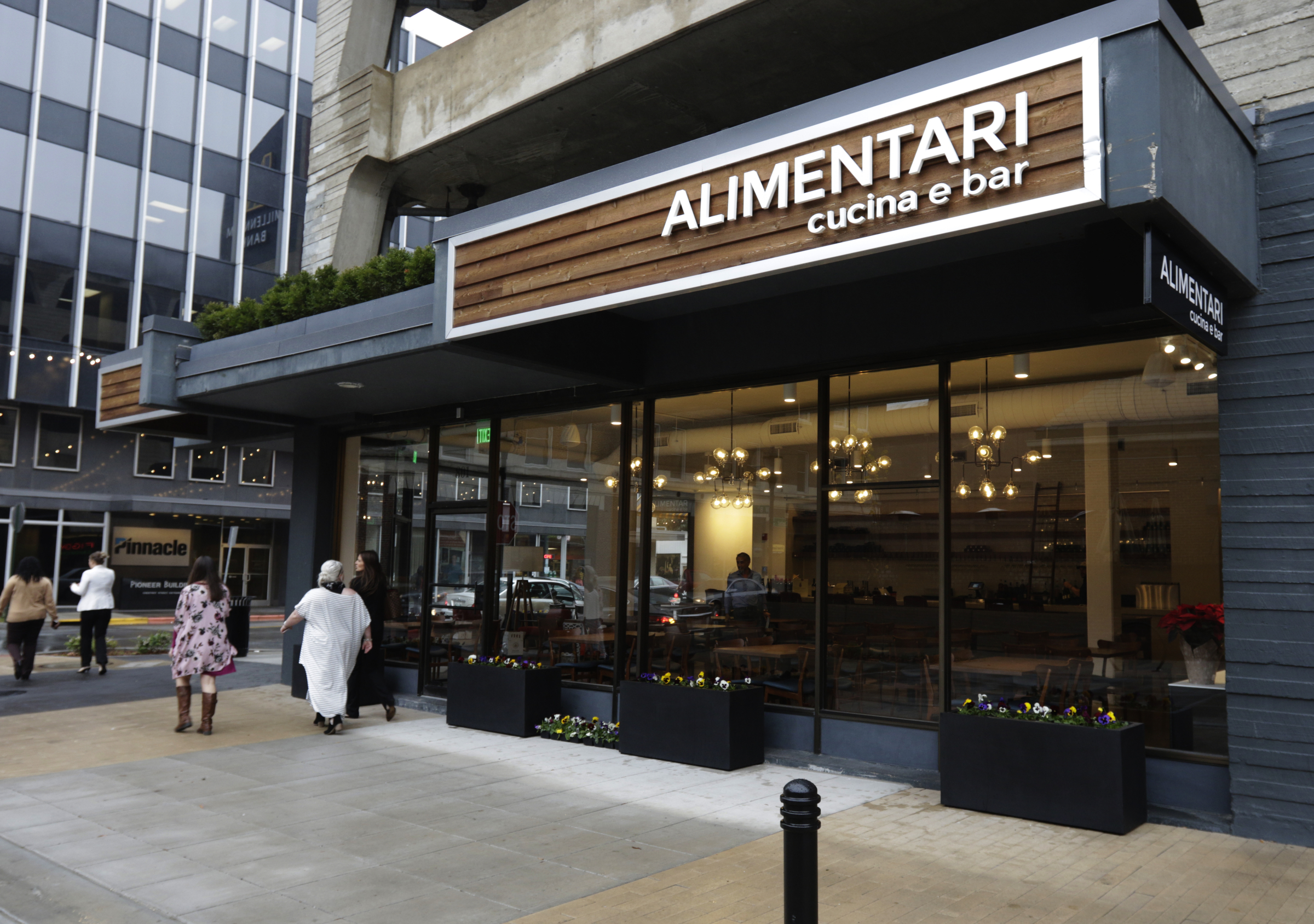 Staff photo by Doug Strickland / The Alimentari restaurant opened in the West Village in downtown Chattanooga.