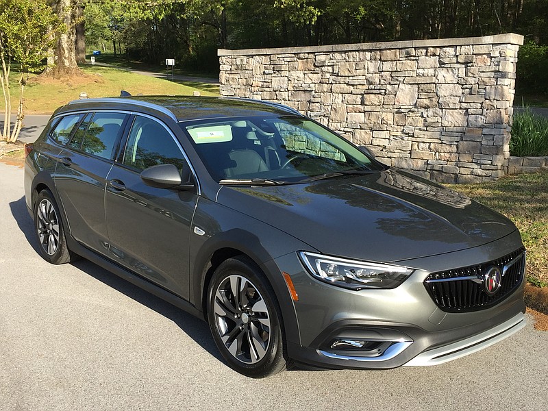 Staff Photo by Mark Kennedy
The 2018 Buick Regal TourX aims to compete with the Subaru Outback.

