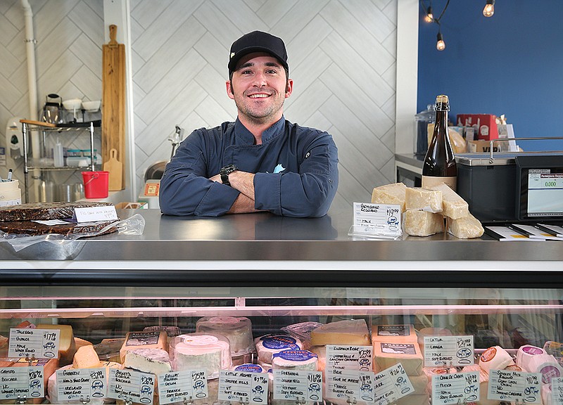 Jesse Watlington, owner of Bleu Fox Cheese Shop. 
