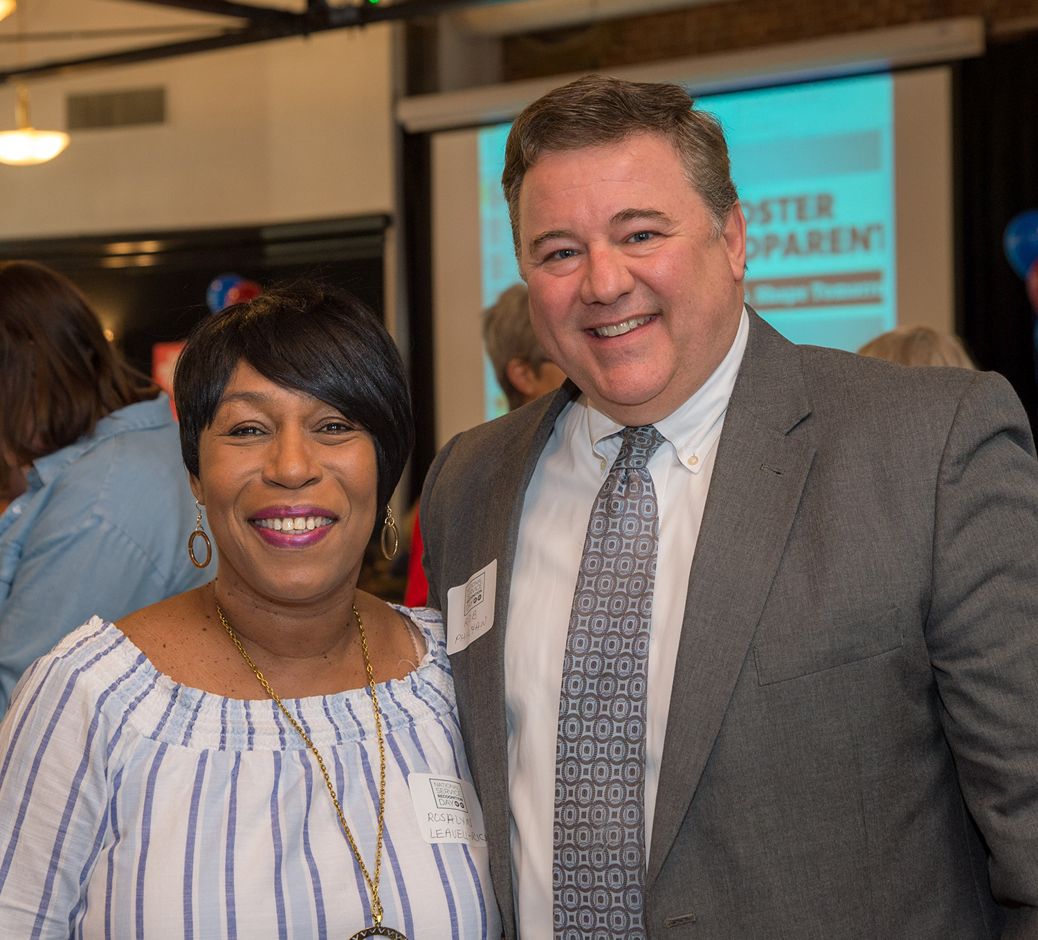 Rosalyn Leavell-Rice and Judge Rob Philyaw