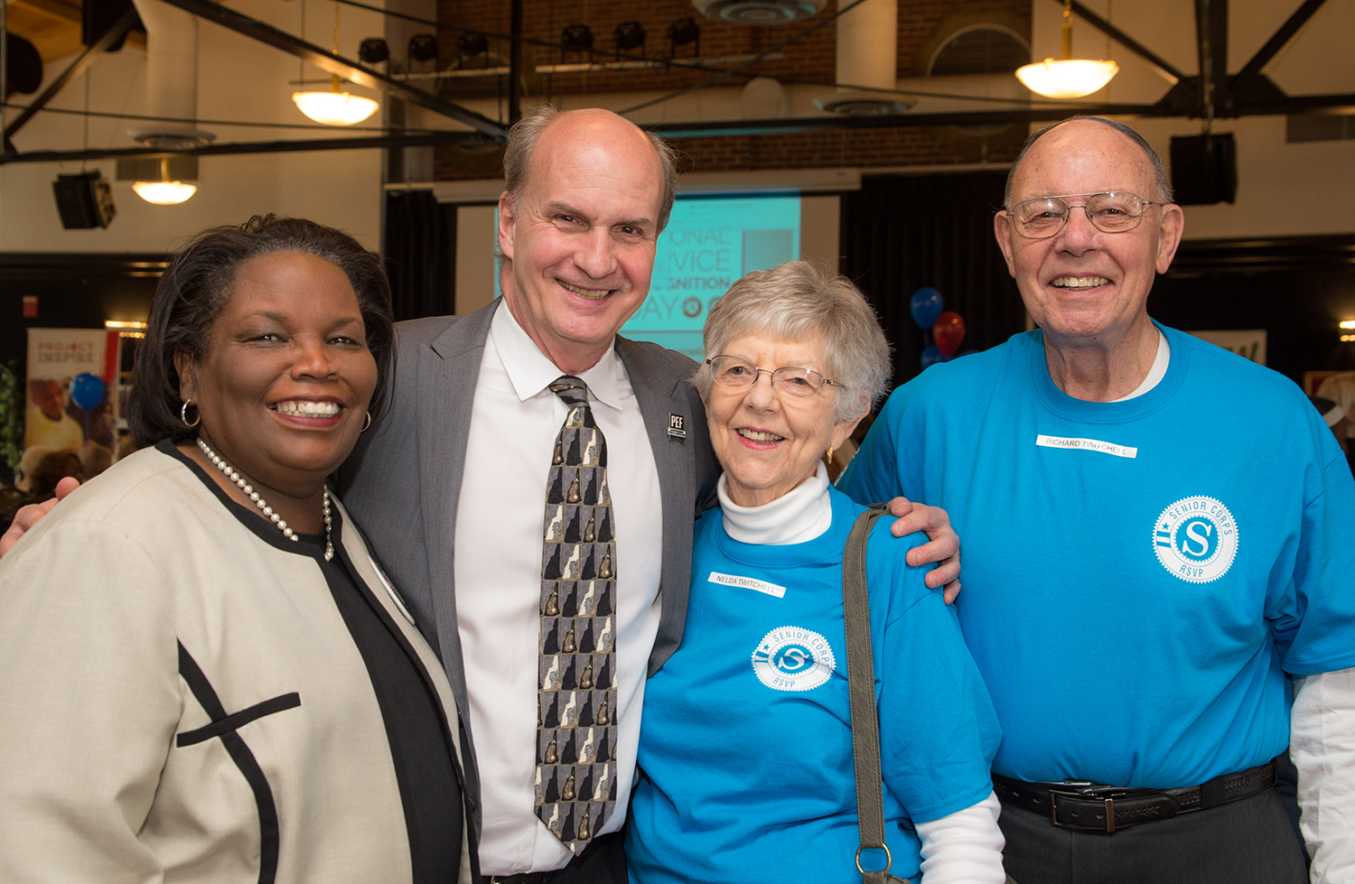 Edna Varner, Dan Challener and Nelda & Richard Twitchell